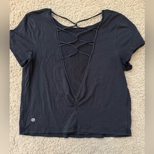 Lululemon Open Back T-shirt